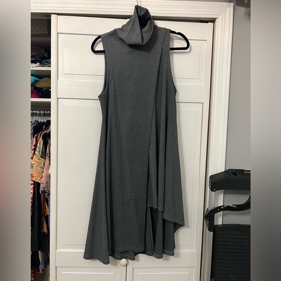 WHY Dresses & Skirts - Assymetrical mock neck dress